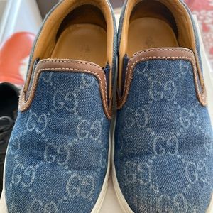 Denim Gucci shoes